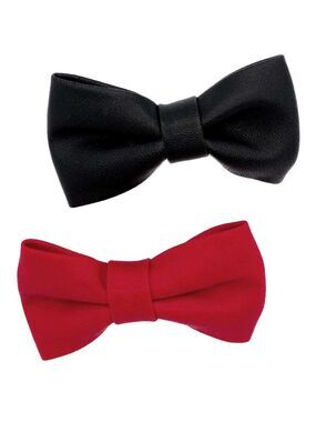 Paparazzi Accessories double trouble starlet hair clip black red set of 2 new